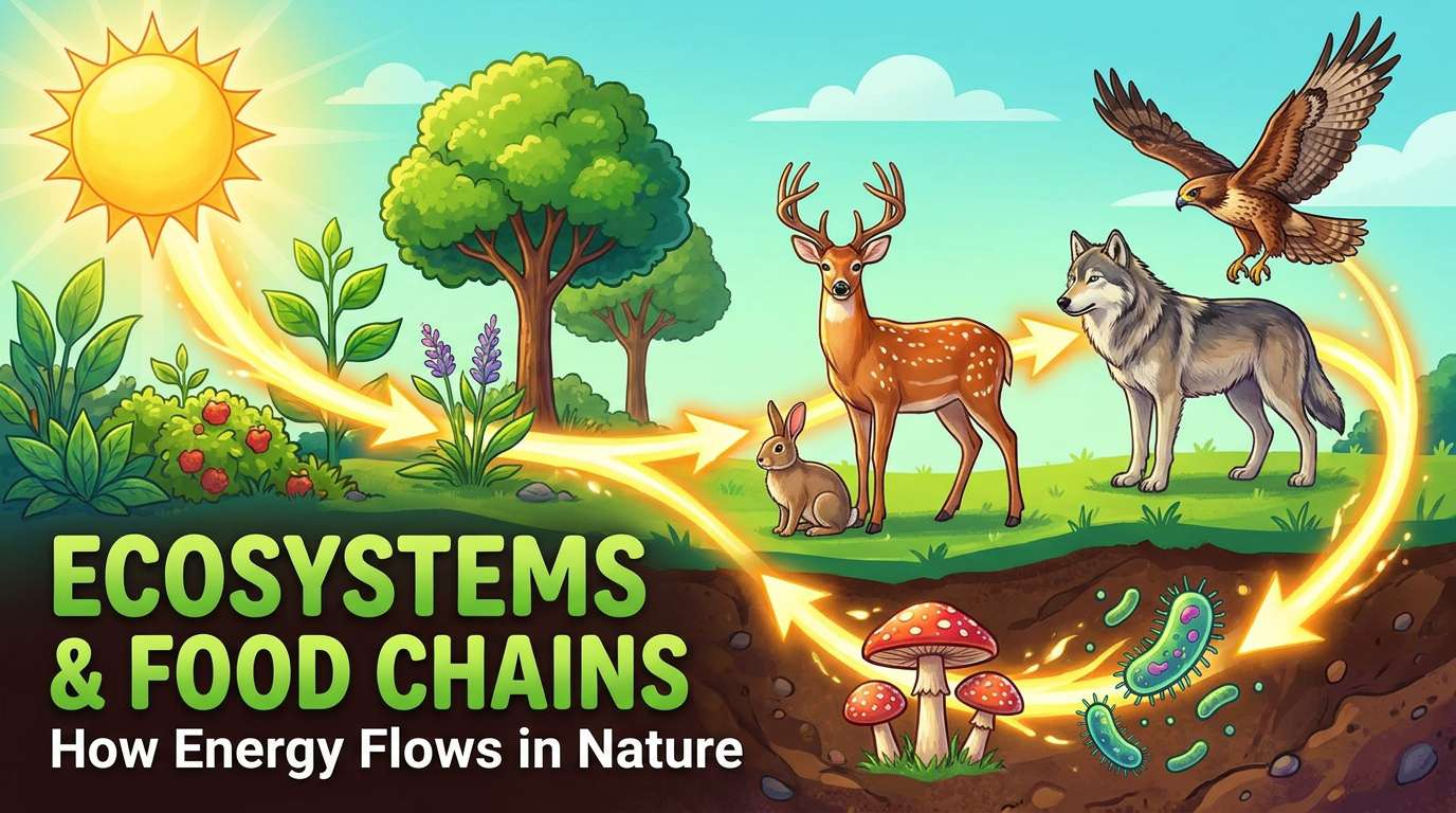 Ecosystems and Food Chains: How Energy Flows in Nature