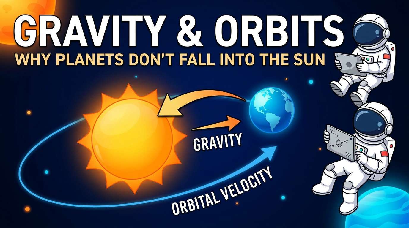 Gravity and Orbits: Why Planets Don't Fall Into the Sun