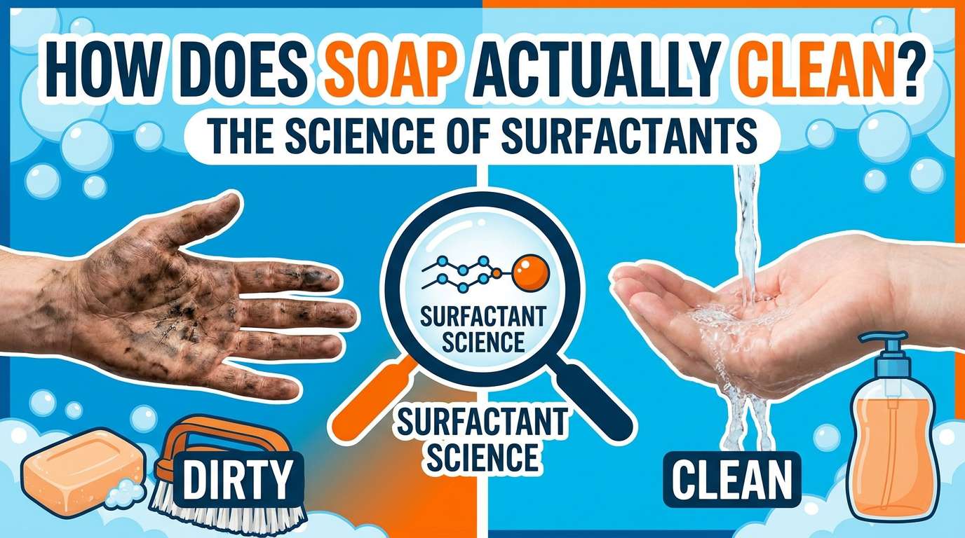 How Does Soap Actually Clean? The Science of Surfactants