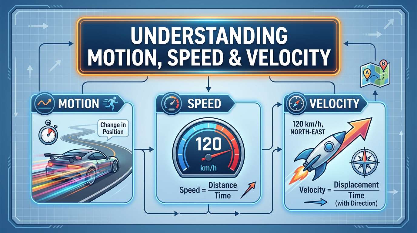 Understanding Motion, Speed and Velocity