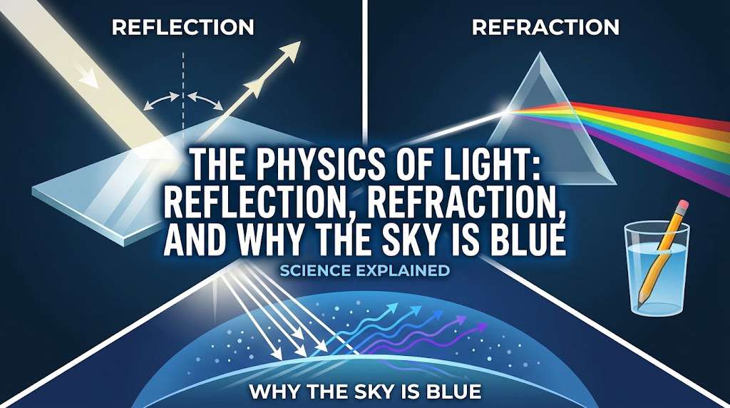 The Physics of Light: Reflection, Refraction, and Why the Sky Is Blue