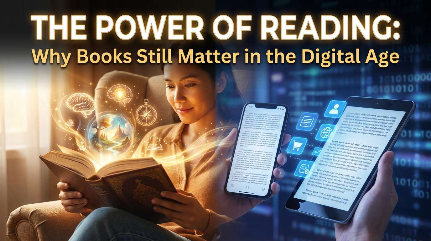The Power of Reading: Why Books Still Matter in the Digital Age