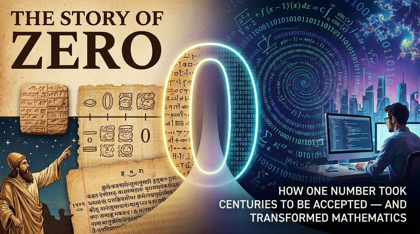 The Story of Zero: How One Number Took Centuries to Be Accepted — and Transformed Mathematics
